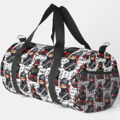 Ninja Girls Anime With Text Pattern Design Plunjezak