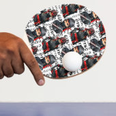 Ninja Girls Anime With Text Pattern Design Tafeltennisbatje