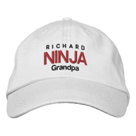 NINJA GRANDPA Personalised Verstelbaar Pet V06
