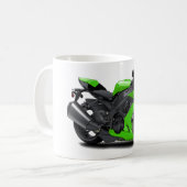 Ninja Green Bike Koffiemok (Voorkant links)