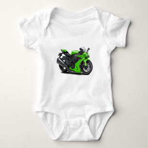 Ninja Green Bike Romper