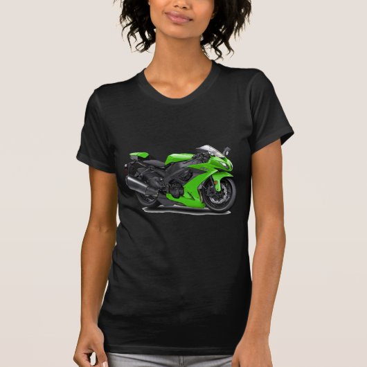 Ninja Green Bike T-shirt (Voorkant)