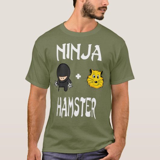 Ninja HAMSTER HAMSTER Ninja T-shirt (Voorkant)
