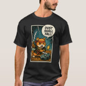 Ninja Hamster | “STOF ZAL VALLEN!” T-shirt (Voorkant)