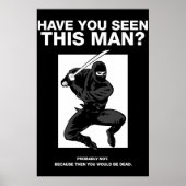Ninja, heb je dit Man gezien? Poster (Voorkant)