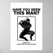 Ninja, heb je dit Man gezien? Poster (Voorkant)