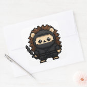 Ninja Hedgehog sticker Sheet (Envelop)