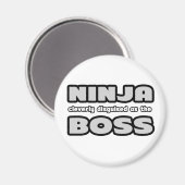 Ninja heeft zich als de baas gekeerd magneet (Voorkant / Achterkant)