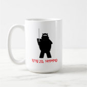Ninja Hippo Coffee Mok (Links)