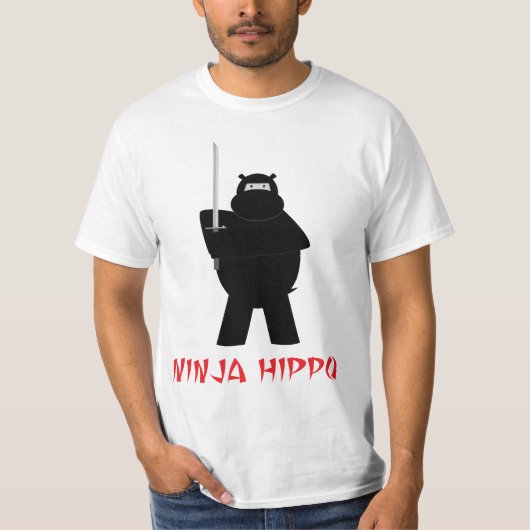 Ninja Hippo T-Shirt (Voorkant)