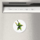 Ninja in Groen Magneet (Insitu (Vaatwasser))