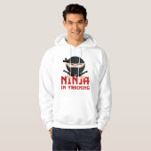 Ninja in opleiding hoodie (Voorkant volledig)