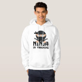Ninja in opleiding hoodie (Voorkant volledig)