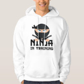 Ninja in opleiding hoodie (Voorkant)