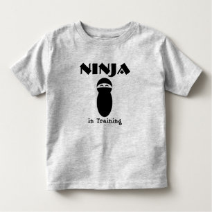 Ninja in opleiding kinder shirts