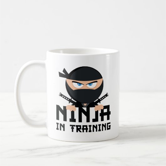 Ninja in opleiding koffiemok (Links)