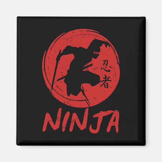 Ninja in opleiding Ninja Warrior Obstacle Course K Magneet (Voorkant)