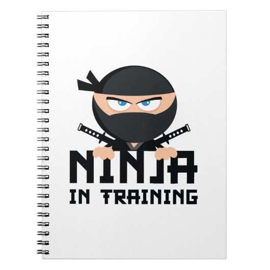 Ninja in opleiding notitieboek (Voorkant)