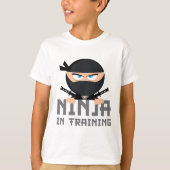 Ninja in opleiding t-shirt (Voorkant)