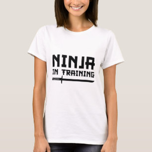 Ninja in opleiding t-shirt