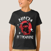 Ninja in training - Karate Taekwondo Mixed Martial T-shirt (Voorkant)