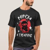 Ninja in training - Karate Taekwondo Mixed Martial T-shirt (Voorkant)