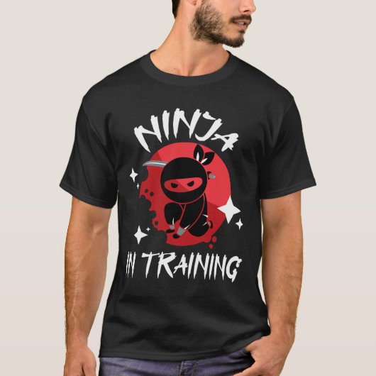 Ninja in training - Karate Taekwondo Mixed Martial T-shirt (Voorkant)