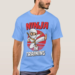 Ninja in training kostuum feest krijger jongens me t-shirt