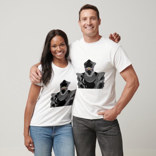 Ninja in zwarte kledij. t-shirt (Unisex)