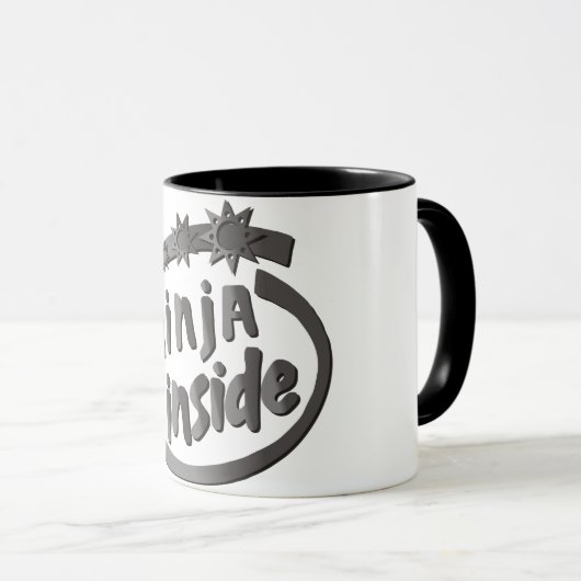 Ninja Inside. Mok (Voorkant rechts)