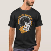 NINJA INVIGILATOR Examen Officer T-shirt (Voorkant)