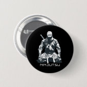 Ninja Japans Ninjutsu Moordenaar Design Ronde Button 5,7 Cm (Voorkant /achterkant)