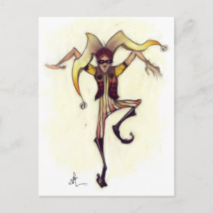 Ninja Jester Briefkaart