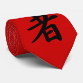 Ninja Kanji Necktie Stropdas (Opgerold)
