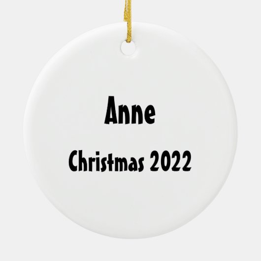 Ninja/Karate Girl Ceramic Ornament (Achterkant)