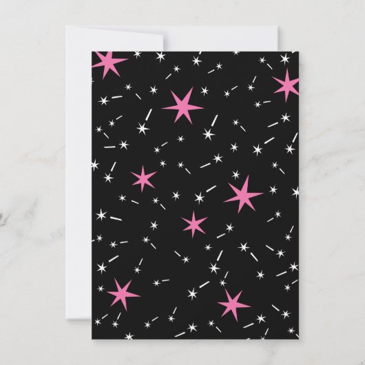 Ninja Karate Girl Warrior Birthday Party Kaart (Achterkant)