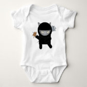 Ninja kat baby onsie romper (Voorkant)