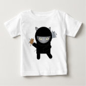 ninja kat baby T-shirt (Voorkant)