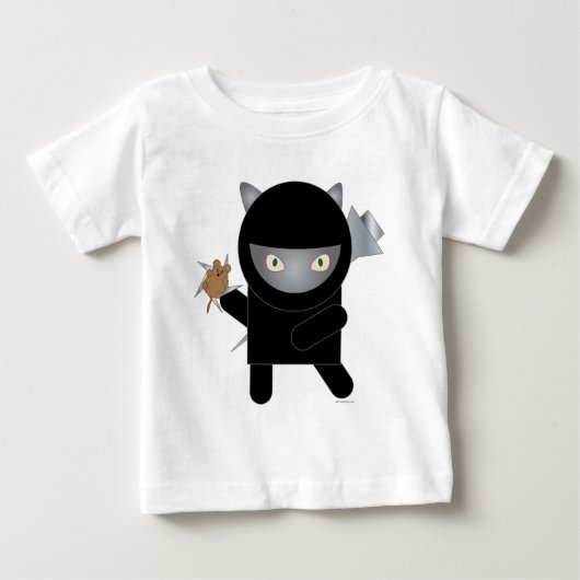 ninja kat baby T-shirt (Voorkant)