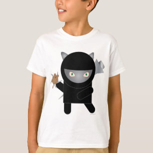 Ninja kat kinderen T-shirt