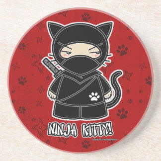 Ninja Kat! Ninjadorables Rood Onderzetter