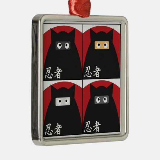 Ninja Kat Ornament (Rechts)