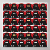Ninja Kat Print Large (Voorkant)