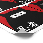 Ninja Kat Print Large (Hoek)