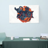 Ninja Kat Schaduw Spandoek (Beurs)