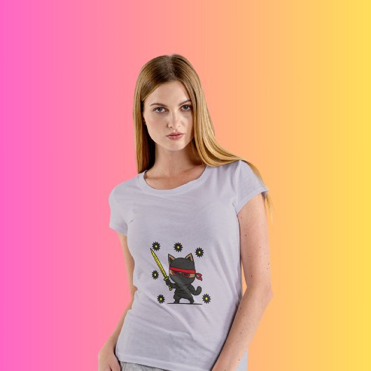 Ninja Kat Shadow Warrior T-shirt