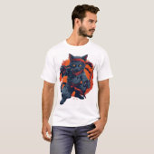 Ninja Kat Stealth T-shirt (Voorkant volledig)