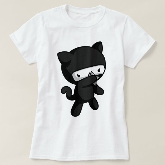 Ninja Kat T-shirt (Design voorkant)