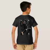 ninja kat t-shirt (Achterkant volledig)