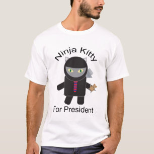 Ninja Kat voor President Shirt